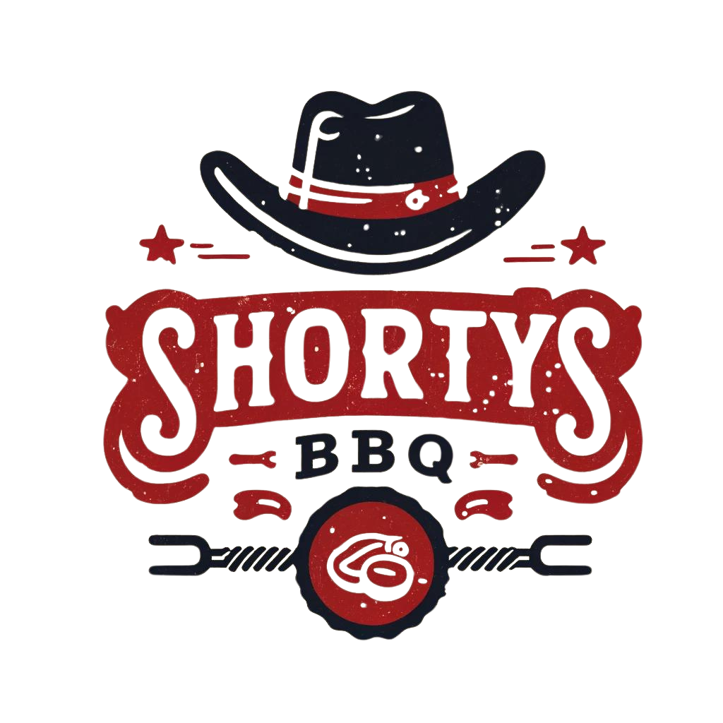Shorty's BBQ logo - classic BBQ smoker emblem